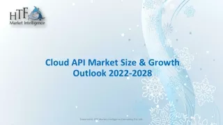 Cloud API Market