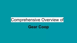 Gear Coop - Slide Submission