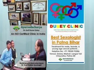Accredited Best Sexologist in Patna Bihar | Dr. Sunil Dubey