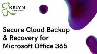 secure cloud backup recovery for microsoft office