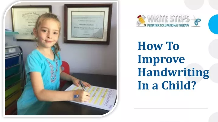 how to improve handwriting in a child