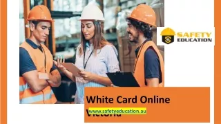 White Card Online Victoria - Safety Education