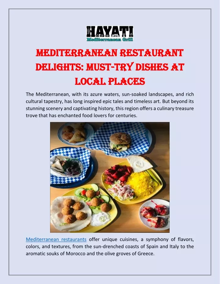 mediterranean restaurant mediterranean restaurant