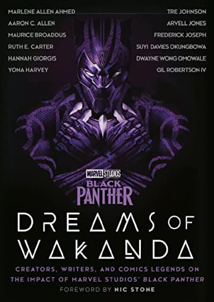 marvel studios black panther dreams of wakanda