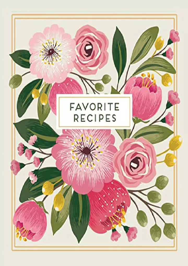deluxe recipe binder favorite recipes floral