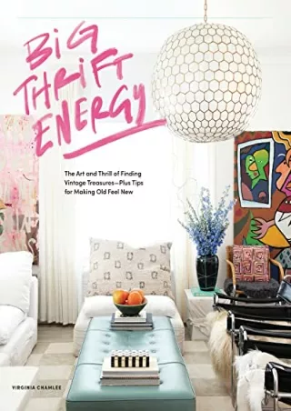 EPUB DOWNLOAD Big Thrift Energy: The Art and Thrill of Finding Vintage Trea