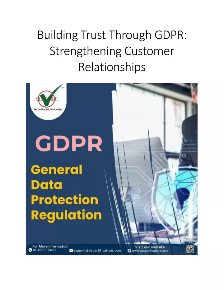 building trust through gdpr strengthening