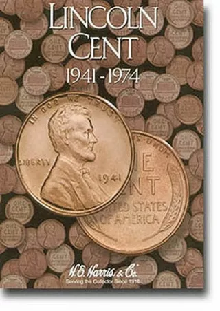 PDF BOOK DOWNLOAD Lincoln Cents Folder 1941-1974 (H. E. Harris & Co.) andro