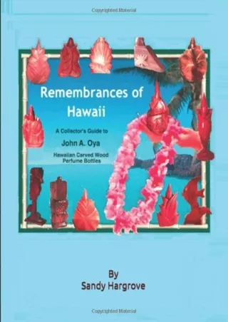 remembrances of hawaii a collector s guide