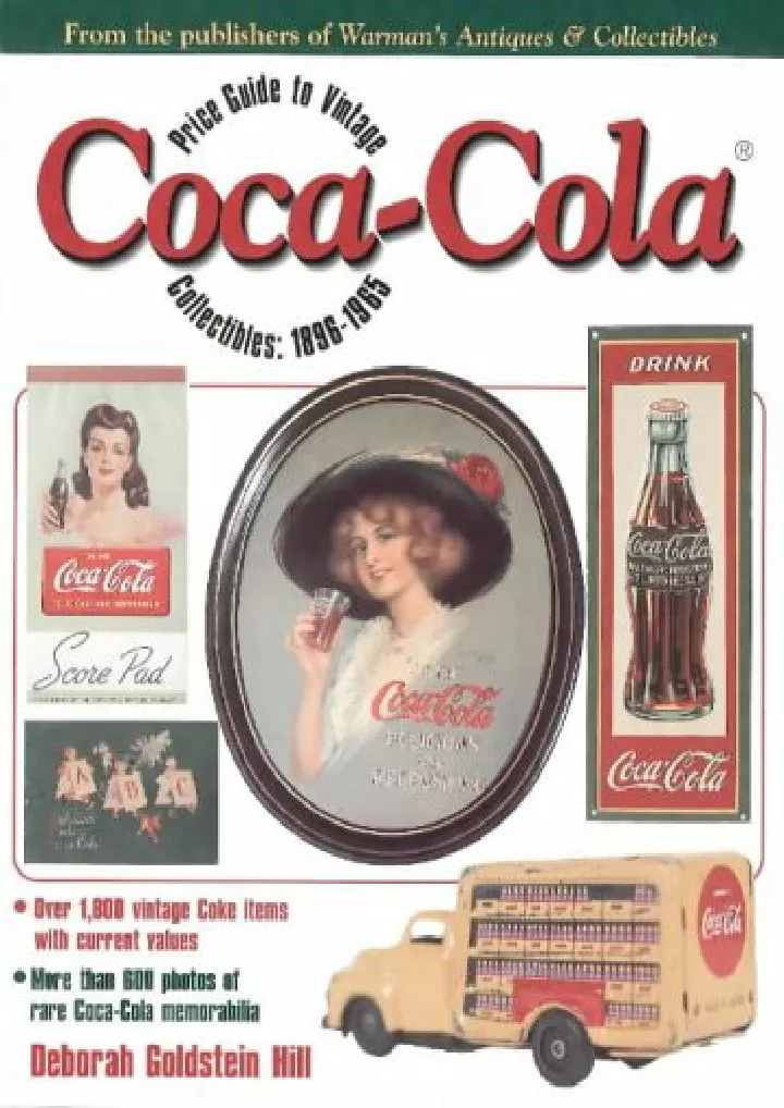 price guide to vintage coca cola collectibles