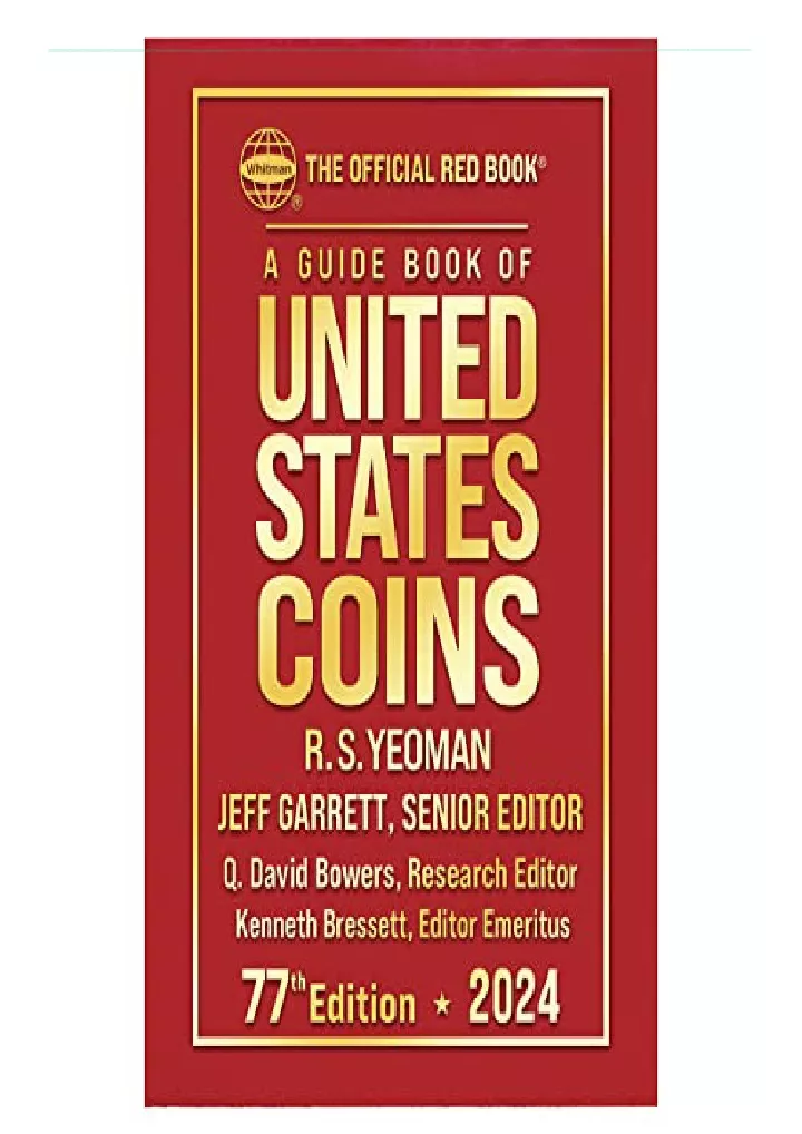 PPT PDF Download A Guide Book of United States Coins Redbook 2024 Hardcover (Of PowerPoint