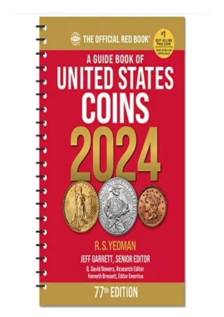 EPUB DOWNLOAD Guide Book of United States Coins 2024 Spiral Redbook (A Guid