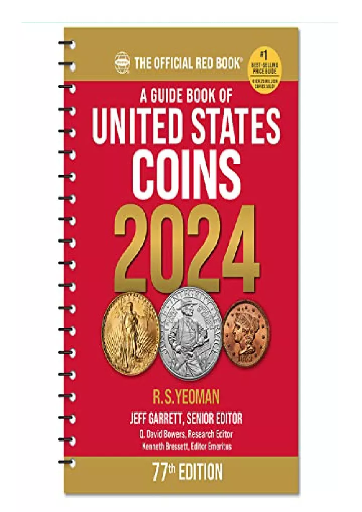guide book of united states coins 2024 spiral