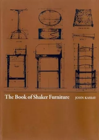 PDF KINDLE DOWNLOAD The Book of Shaker Furniture bestseller