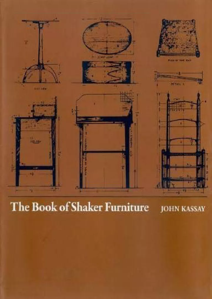 the book of shaker furniture download pdf read