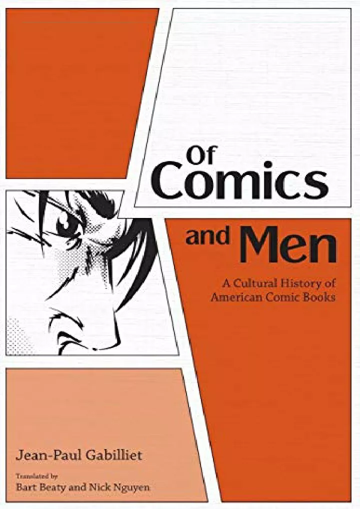 of comics and men a cultural history of american