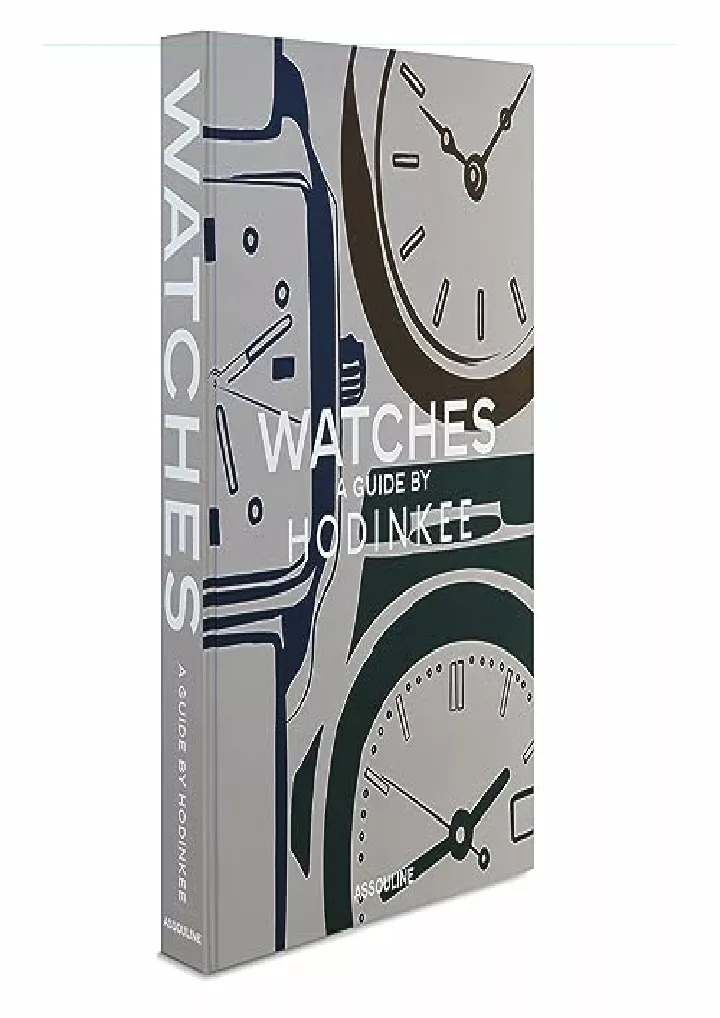 watches a guide by hodinkee assouline coffee