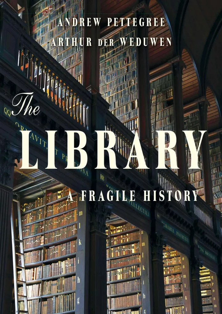 the library a fragile history download pdf read