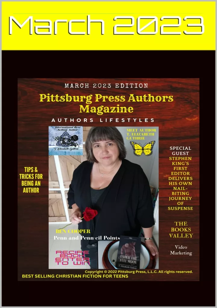 pittsburg press authors magazine march 2023