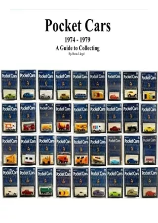 EPUB DOWNLOAD Pocket Cars 1974 â€“ 1979: A Guide to Collecting ebooks