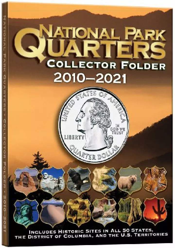 national park coin single mint folder 2010 2021