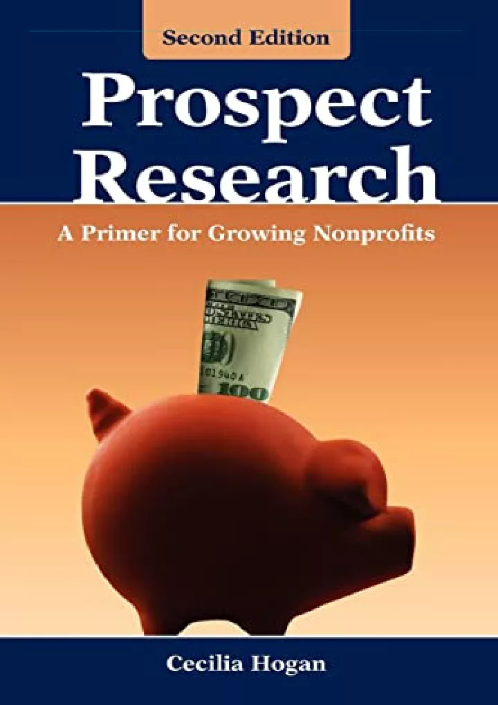 prospect research a primer for growing nonprofits
