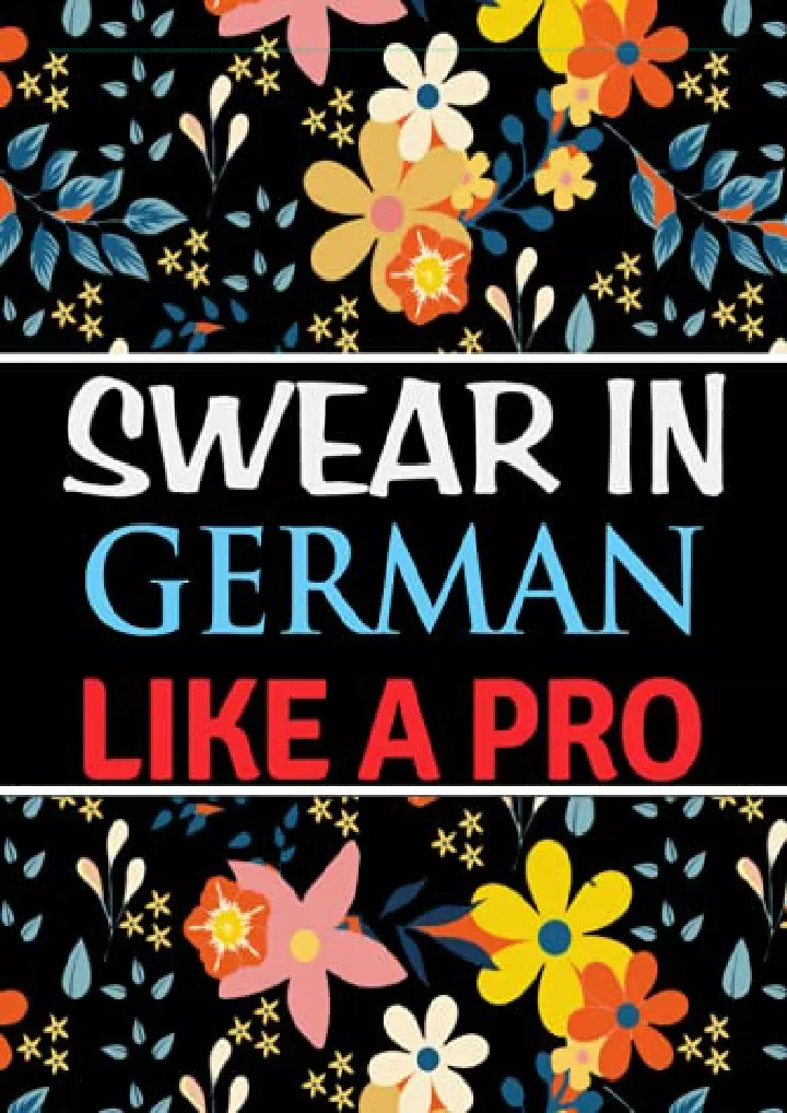 swear in german like a pro german swear words