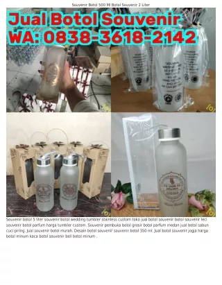 O8౩8.౩6l8.2l42 (WA) Jual Botol Solo Souvenir Botol 5 Liter