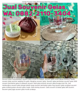 Ö882~2llÖ~ЗԿÖԿ (WA) Gelas Souvenir Murah Nganjuk Harga Souvenir Pernikahan Gelas