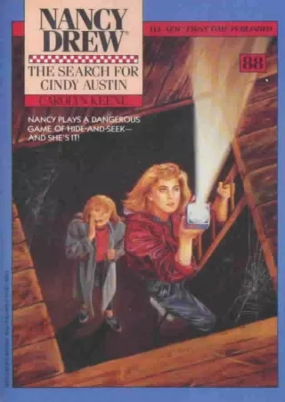 DOWNLOAD/PDF The Search for Cindy Austin (Nancy Drew Mysteries Book 88)