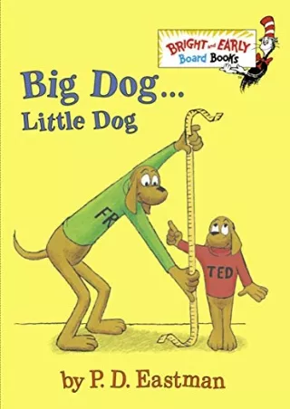 PDF/READ Big Dog . . . Little Dog (Bright & Early Board Books(TM))