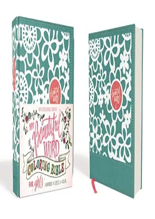 PDF/READ NIV, Beautiful Word Coloring Bible for Girls, Leathersoft over Board, Teal: