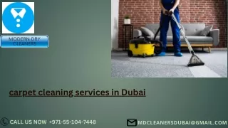 Carpet Cleaning services in Dubai - modern cleaners