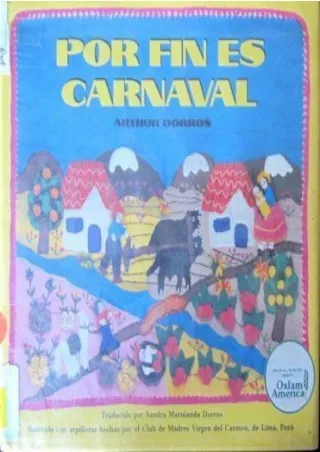 READ [PDF] Por Fin Es Carnaval (Spanish Language Edition of Tonight Is Carnaval) (Spanish