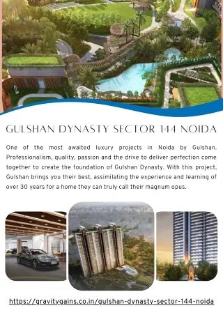 Gulshan Dynasty Sector 144 Noida