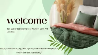 welcome