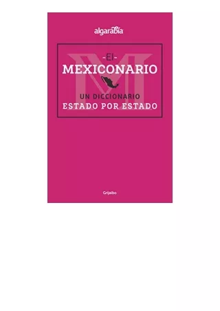 Download PDF Mexiconario / Mexiconary Spanish Edition free acces