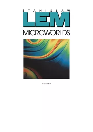 Ebook download Microworlds for android