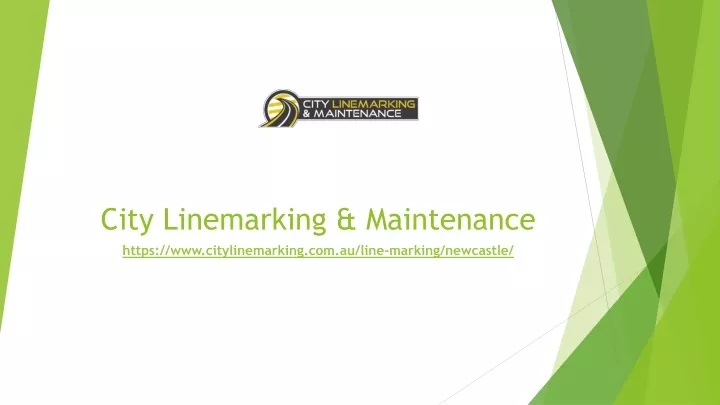 city linemarking maintenance https