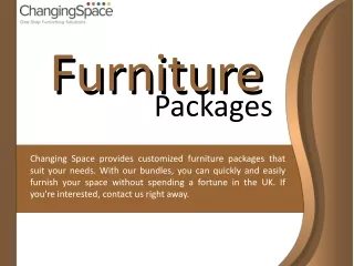 Furniture Packages