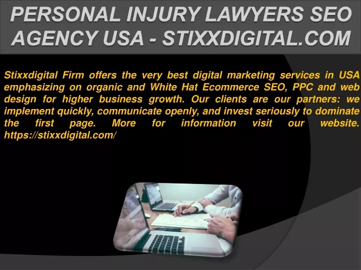 personal injury lawyers seo agency usa stixxdigital com