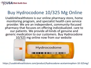 Buy Hydrocodone Online With Free Rocket Delivery from @usablinkhealthstore