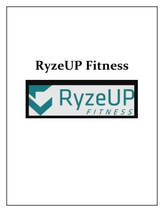 RyzeUP Fitness PDF