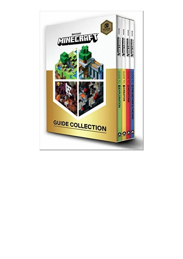 PDF read online Minecraft Guide Collection 4Book Boxed Set ExplorationCreativeRedstoneThe Nether and the End for ipad