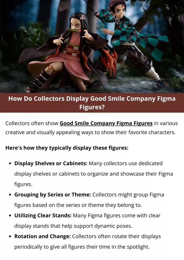 how do collectors display good smile company