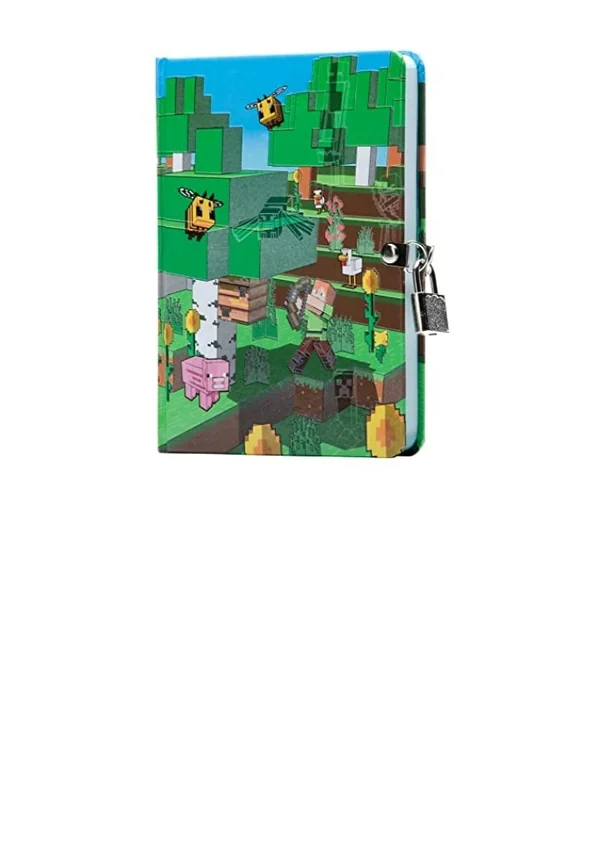 Download PDF Minecraft Mobs GlowintheDark Lock and Key Diary Gaming for android