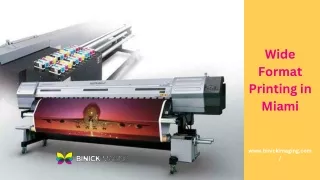 Wide Format Printing in Miami | Binick Imaging