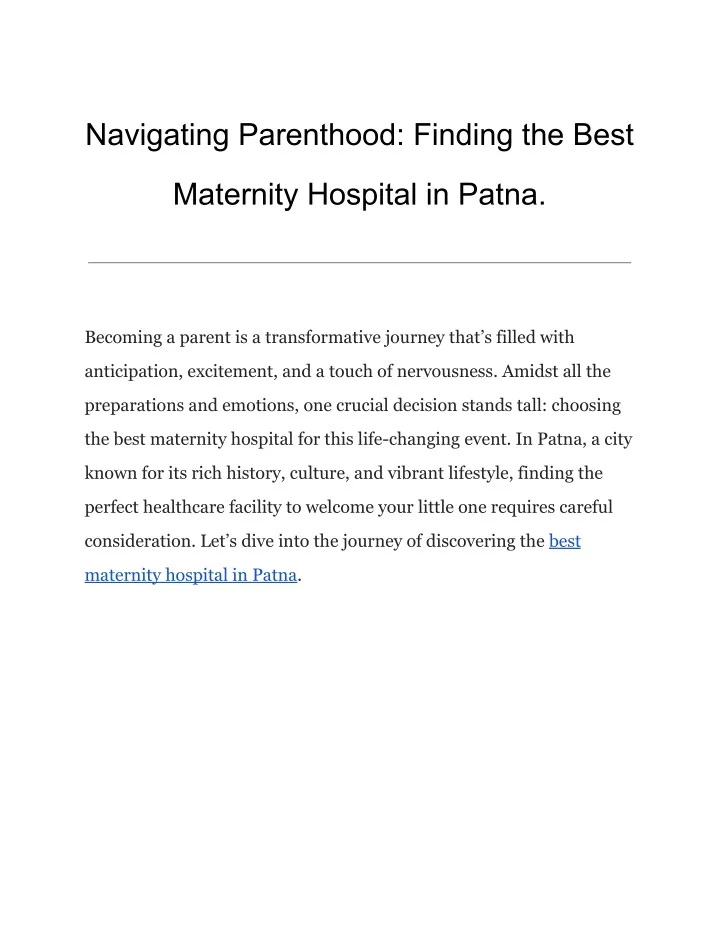 navigating parenthood finding the best