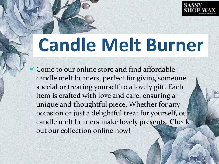 candle melt burner