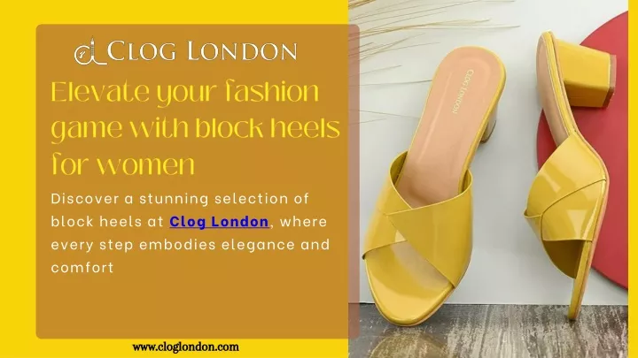 elevate your fashion game with block heels